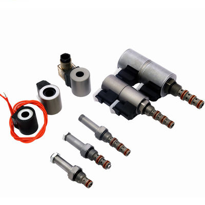 Năng lượng hai cuộn hộp mực Solenoid van thủy lực 4 cách 3 vị trí