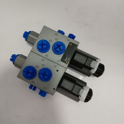 315Bar Industrial Hydraulic Valve 6 Way 2 Position Double Solenoid Valve Ventil điện lực hai chiều