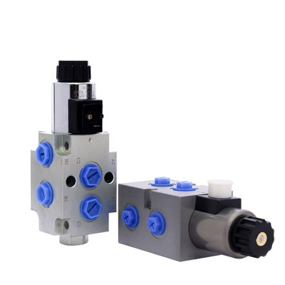 On Off Solenoid Control Valve 6 Way 2 vị trí Hydraulic Electric Valve